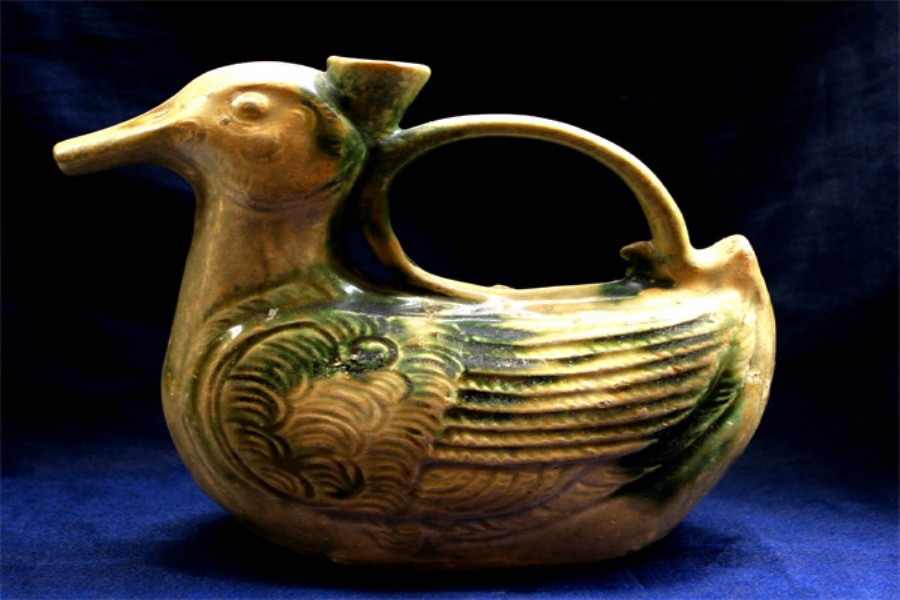Wine container, green coulor 17th century